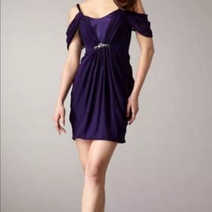 Hoaglund NY Silk Dress Indigo Purple Cocktail